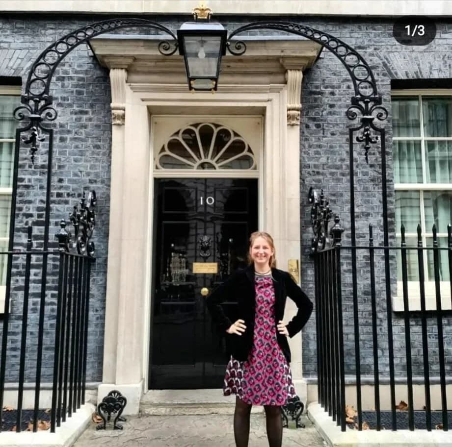 Helene Guillaume at 10 Downing Street